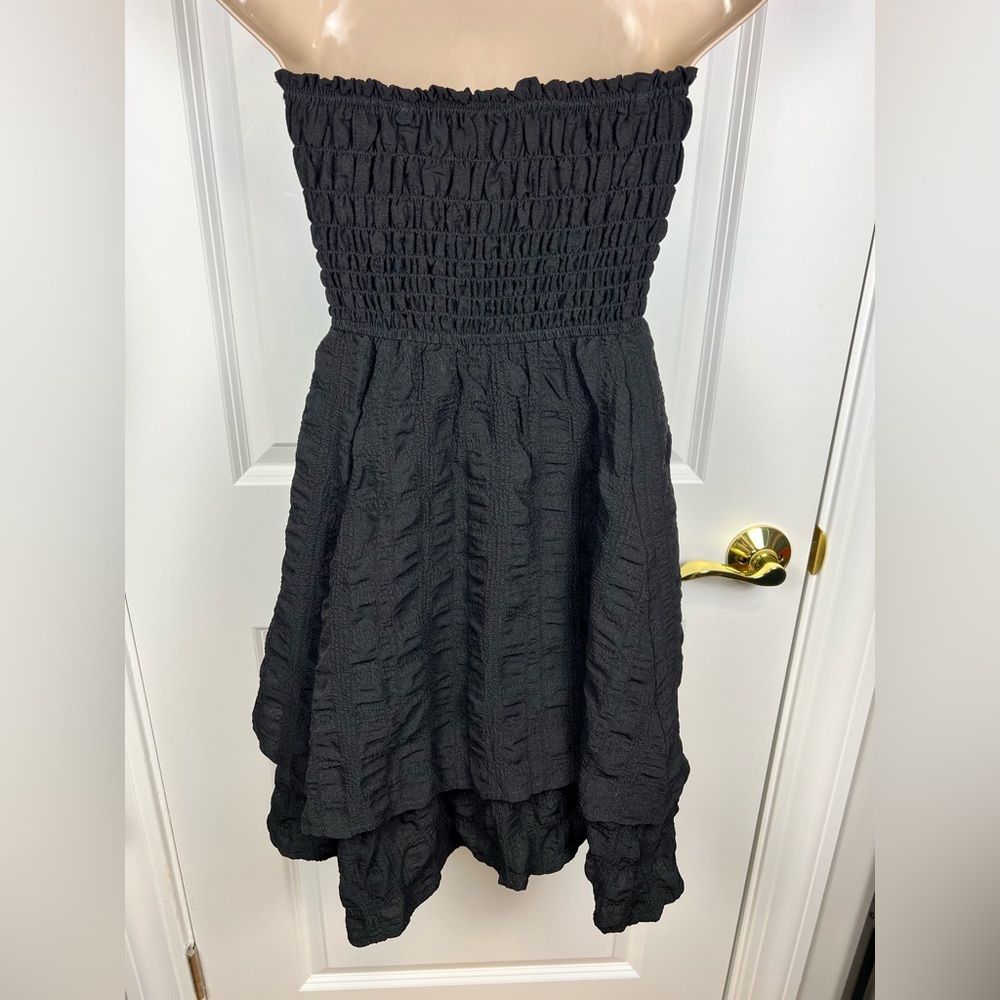Wild Fable Elegant Black Strapless Dress - Picture 3 of 6
